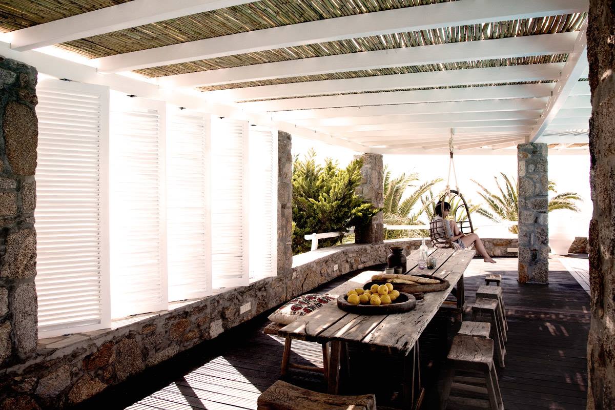 San Giorgio - Boho Luxury Hotel in Mykonos Authentic Interior design blog 4