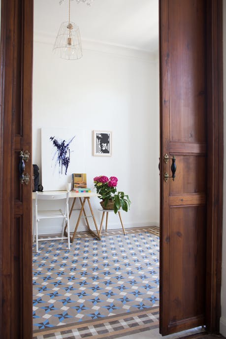 A Modern Renovated Spanish Apartment With Authentic Details - Authentic Interior Blog