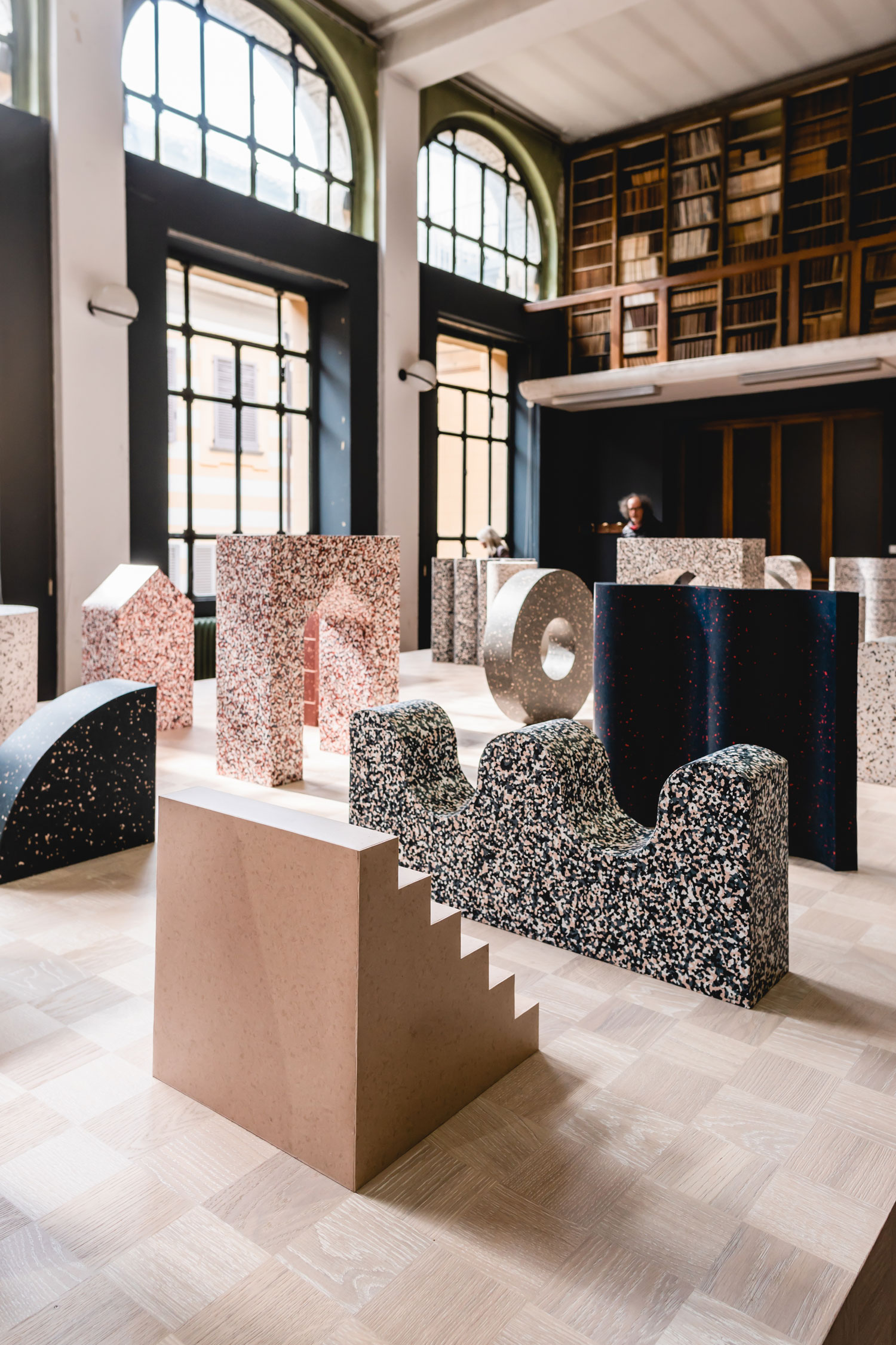 Best installations seen during milan design week 2019 - Tarkett "Formations"