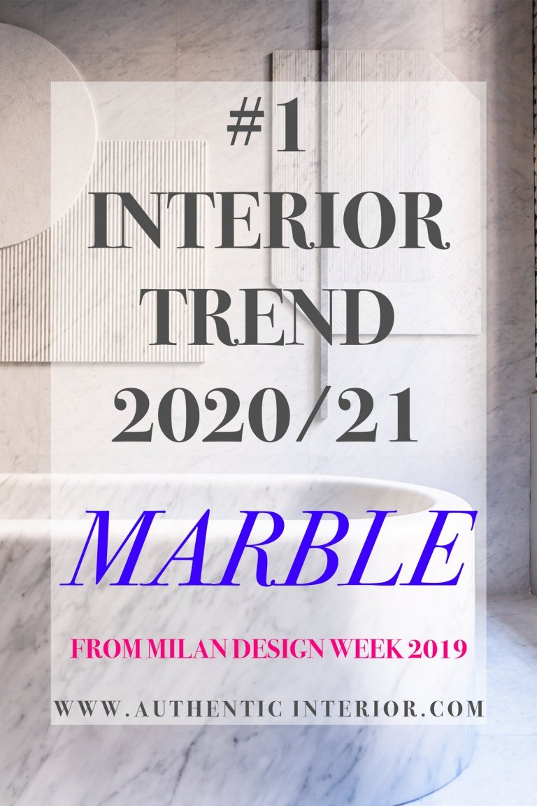 Interior Design Trends For 2020 and 2021 From Milan Design Week 2019 ...
