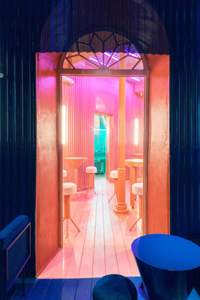 Plunge Into Naked and Famous - Color Blocking Inspired Cocktail Bar In Seville