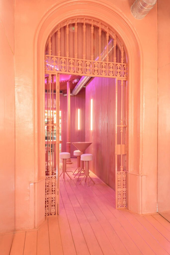 Plunge Into Naked and Famous - Color Blocking Inspired Cocktail Bar In Seville