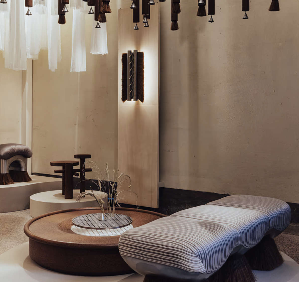 Studio Lugo Anachron series installation inspired by Anatolia at Alcova Milan Design Week 2025.